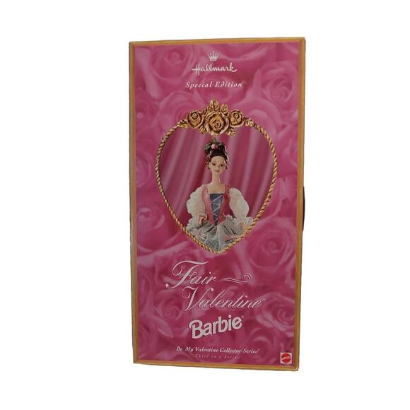 Hallmark Fair Valentine Barbie doll 1997 Special Edition Mattel 18091 NEW - Picture 1 of 5